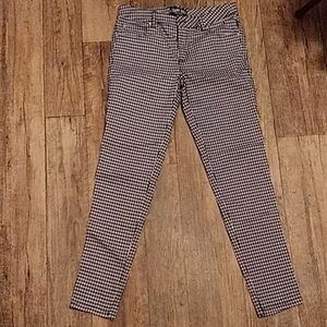 TRIPP NYC Houndstooth Skinny Jeans Goth